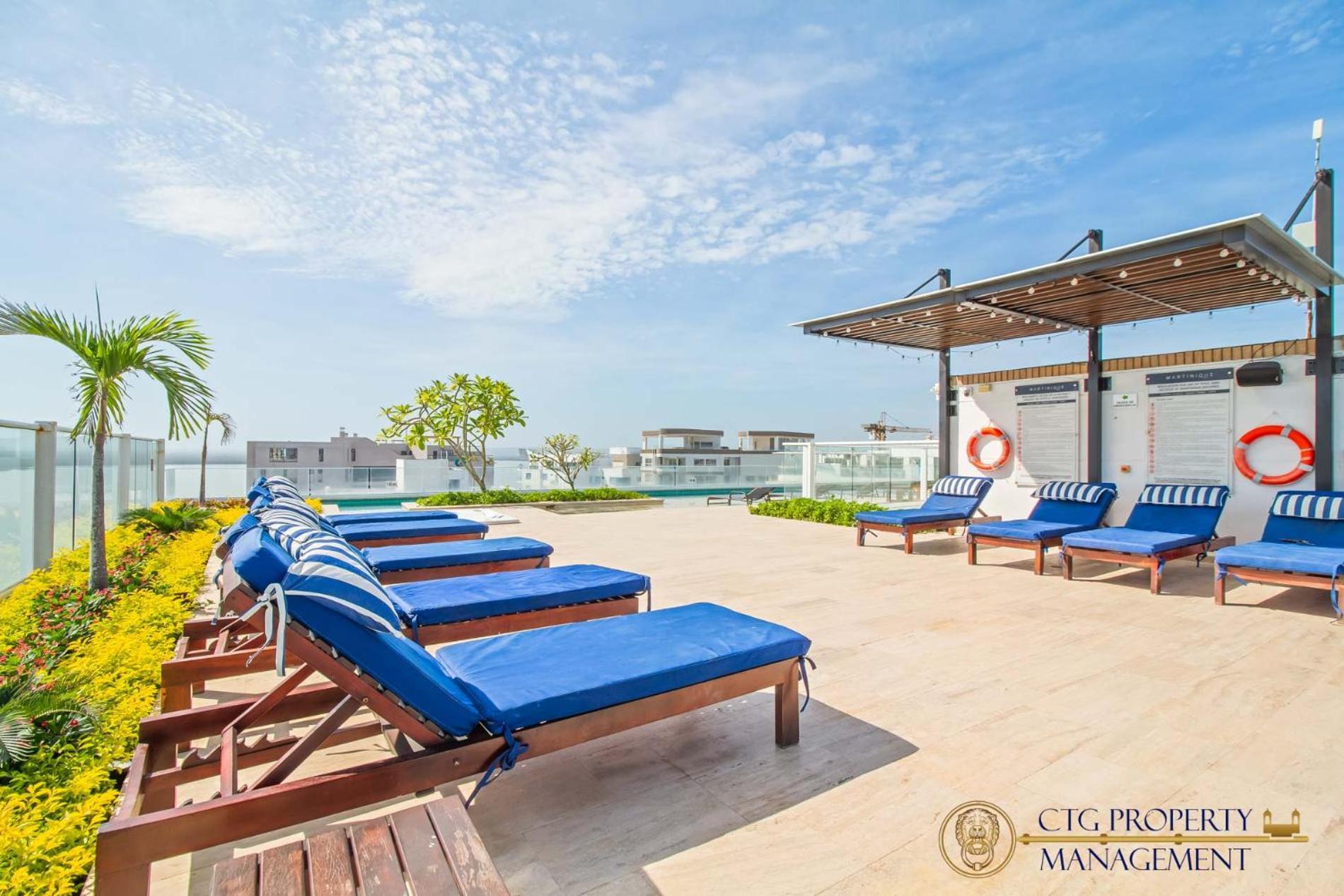 Martinique Cartagena - Apartamentos A Corta Caminata De Playa Azul 外观 照片